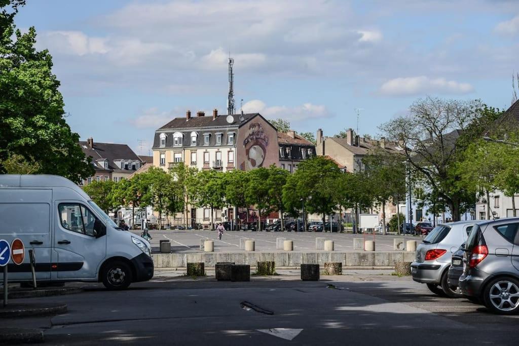 Appartement Charmant Tres Proche Centre-Ville, Parking Gratuits, Mulhouse Centre ภายนอก รูปภาพ